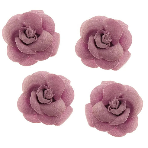 3cm Fabric Rose Flowers (available in 3 colours)
